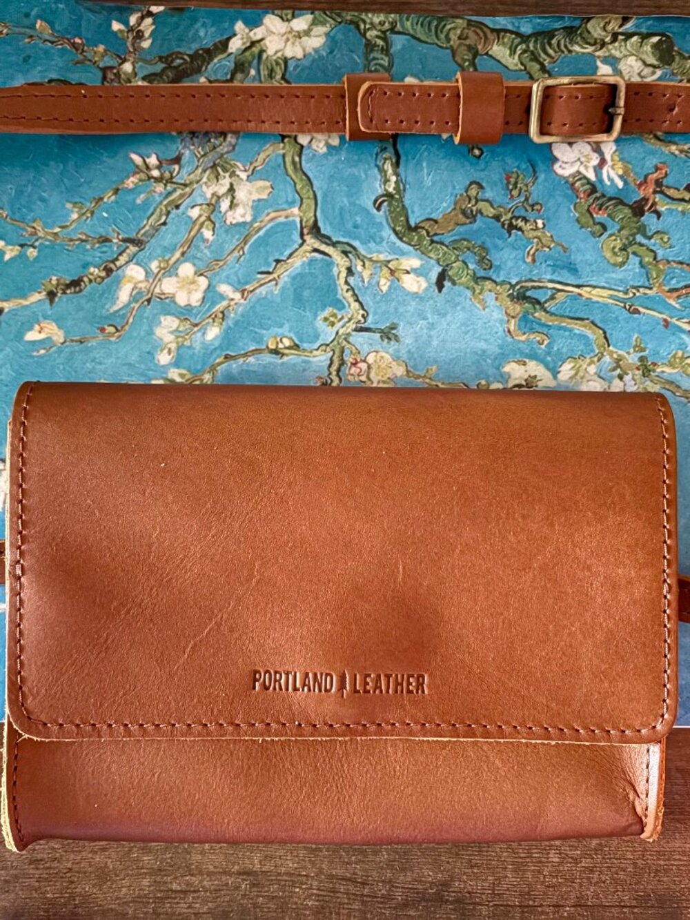 Portland Leather, belt bag, small, madrone (light brown)